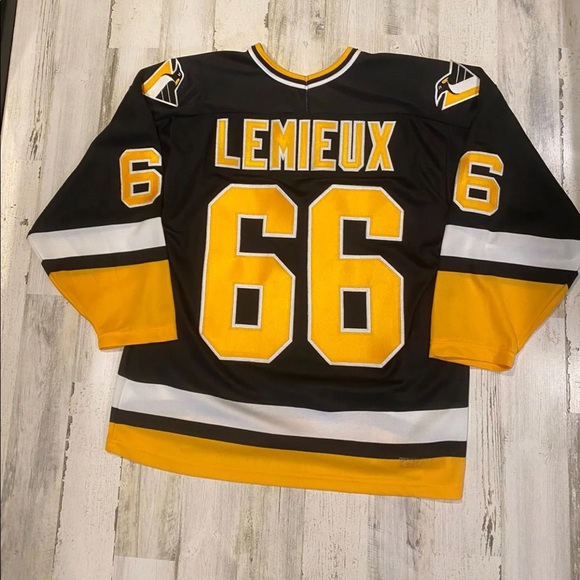 Lemiuex Pittsburgh Penguins Hockey Jersey - Picture 1 of 6